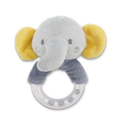 Κουδουνίστρα Δαχτυλίδι Elephant Grey Lorelli
