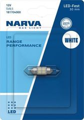NARVA LED Σωληνωτό 30mm Λευκό φως 6000k 12V Κωδικός 181704000 ....SoundStreet....