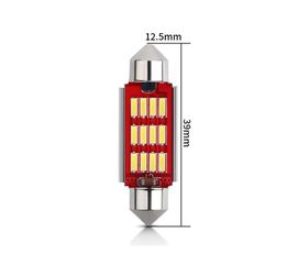 LED Σωληνωτό 39mm CANBUS Λευκό φως 12V Κωδικός XF235....SoundStreet....