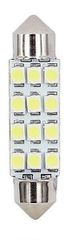 LED Σωληνωτό 41mm με 12 5050 SMD Λευκό φως 12V Κωδικός XF535.....SoundStreet.....