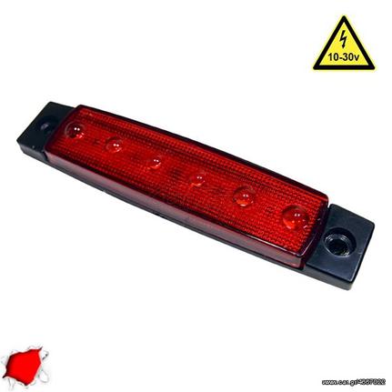 LED ΟΓΚΟΥ ΑΔΙΑΒΡΟΧΑ ΚΟΚΚΙΝΟ ΦΩΣ 10-30 VOLT ΑΡΙΣΤΗΣ ΠΟΙΟΤΗΤΟΣ ....Sound☆Street....