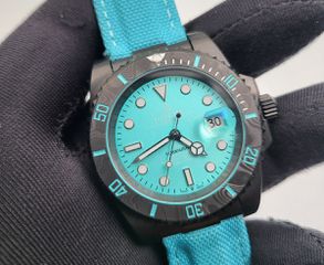 rolex submariner DiW carbon blue 41mm ατσαλι replica