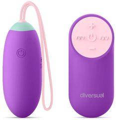 Vibrating Eggo Purple Remote