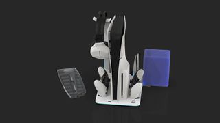 iMP Tech - DLX+LED Multi Function Charge and Cool Stand - Grey / PlayStation 5-thumb-3