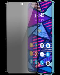 Full Glue Privacy Tempered Glass 3D for Motorola Moto G55 Black frame