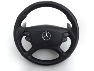 MERCEDES ΔΕΡΜΑΤΙΝΟ ΤΙΜΟΝΙ CLS 63 AMG ΜΕ PADDLES F1 ΓΝΗΣΙΟ W219 CLS 219