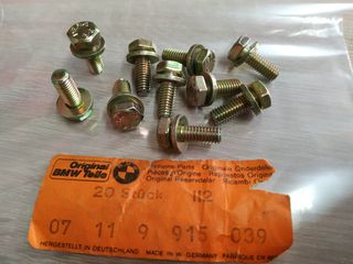 Βίδες (10) κάρτερ BMW E10-E30-E12-E28-NK-E21