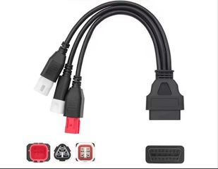 Πωλείται διαγνωστικός ανταπτορας OBD2 adapter 3 θέσεων για Honda-Suzuki-Kawasaki- Yamaha, CF MOTO, QJ, BMW DAYTONA, SYM, KYMCO, ROYAL ENFIELD, KOVE κ.α