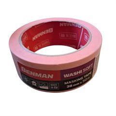 Χαρτοταινία Washi ροζ 38mmx50m BENMAN 73665