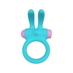 Riny Vibrating Ring W/ Blue Silicone Usb Controller-thumb-1