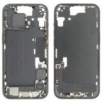 For iPhone/iPad (AP150021BPSP) Middle Frame (Pulled A) incl. small parts - Black, For iPhone 15