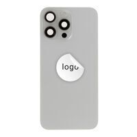 For iPhone/iPad (AP15PM0024WPG-B) Back Glass (Pulled B) - White, For iPhone 15 Pro Max-thumb-1