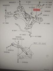 MITSUBISHI PAJERO ---- ΠΑΝΩ ΒΑΣΕΙΣ ΠΙΣΩ ΓΕΦΥΡΑΣ ΔΙΑΦΟΡΙΚΟΥ-thumb-1