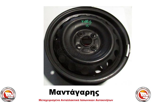 ΖΑΝΤΕΣ ΣΙΔΕΡΕΝΙΕΣ 15" TOYOTA YARIS (2006-->) 4150186 ET39