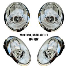 MINI COOPER (R50 , R53) Facelift μοντ. 04’-06’ ΖΕΥΓΑΡΙ ΜΠΡΟΣΤΙΝΑ ΦΑΝΑΡΙΑ αρ/δε ΣΤΑ 80€ το τμχ.