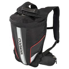 Σακίδιο πλάτης Vanucci Backpack 18 lt. μαύρο-carbon-ασημι