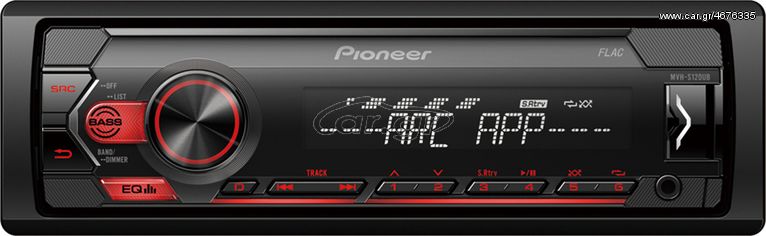 RADIOUSB MP3 Pioneer MVH-S120UB ΚΟΚΚΙΝΟΣ ΦΩΤΙΣΜΟΣ 2 ΕΤΗ ΕΓΓΥΗΣΗ ΕΠΙΣΗΜΗΣ ΑΝΤΙΠΡΟΣΩΠΕΙΑΣ....Sound☆Street....