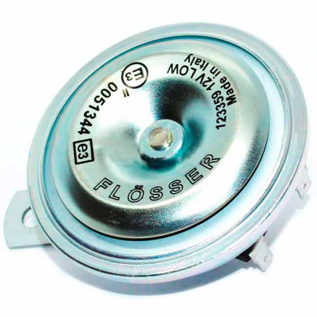 123359 – FLOSSER, Kόρνα 12V Low tone (μπάσα) 340Hz 91mm