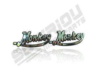 ΑΥΤΟΚΟΛΛΗΤΑ ΑΝΑΓΛΥΦΑ HONDA MONKEY ΧΡΥΣΑ