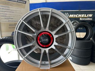 Nentoudis Tyres - Ζάντες OZ Ultraleggera style 106/2 - 19x8.5 ET45 - 5X100/112 - Silver Red Cap