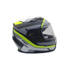 Κράνος fullface FSD 820 AIX ματ μαύρο γκρι άσπρο κίτρινο