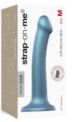 Metallic Blue Mono Density Dildo M-thumb-2