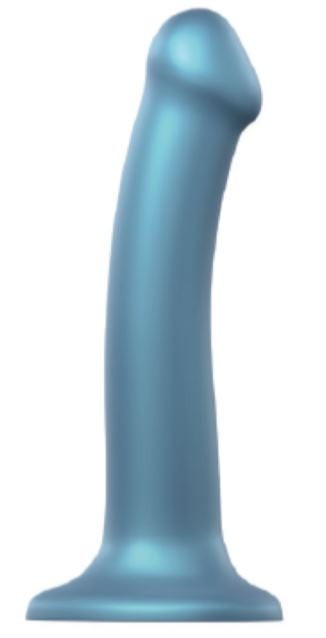 Metallic Blue Mono Density Dildo M