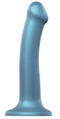 Metallic Blue Mono Density Dildo M