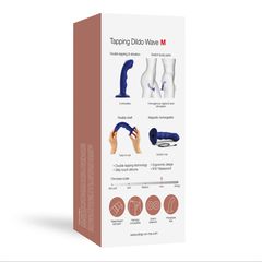 Tapping Dildo Wave Blue-thumb-7