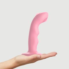Tapping Dildo Wave Pink-thumb-3