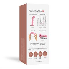 Tapping Dildo Wave Pink-thumb-6