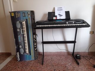 αρμονιο-πιανο-synthesizer CASIO CTK-731,PROF,καινουριο FLOPPY DISC,61 δυναμ.πληκτρα,232 ηχοι,PITCH BEND,mixer 16ch & πληθος λειτουργιων,γνησια βαση+δισκετα με ελλ,ρυθμους και solo+ελλ.manual