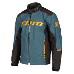 Μπουφάν Μηχανής Klim Enduro S4 Ανδρικό Καλοκαιρινό Πετρόλ-Strike Πορτοκαλί