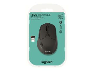 Logitech - M720 Triathlon Bluetooth Optical Black / Computers-thumb-3