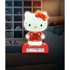 Hello Kitty and Friends 3D lamp with alarm clock-thumb-2