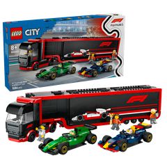 LEGO - LEGO City - F1® Truck with RB20 & AMR24 F1® Cars (60445) / Toys