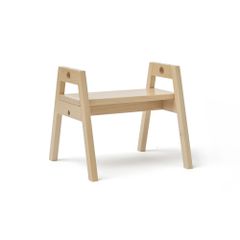 Kids Concept - Adjustable Stool SAGA Blonde - Natur - 30x30x32 cm / Baby and Children