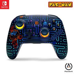 PowerA Enhanced Wireless Controller for Nintendo Switch with Lumectra – PAC-MAN Neon Arcade / Nintendo Switch