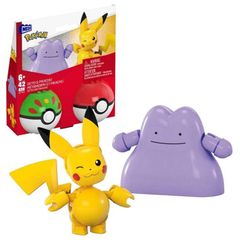 MEGA - Pokémon Poké Ball 2-Pack Building - Pikachu & Ditto (JCT43) / Toys