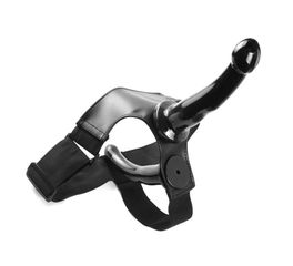 Black Magic Double Strap-on Harness 17'8 Cm Black