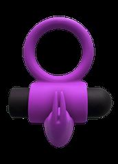 E9 Purple Rechargeable Vibrating Ring-thumb-3