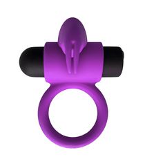 E9 Purple Rechargeable Vibrating Ring