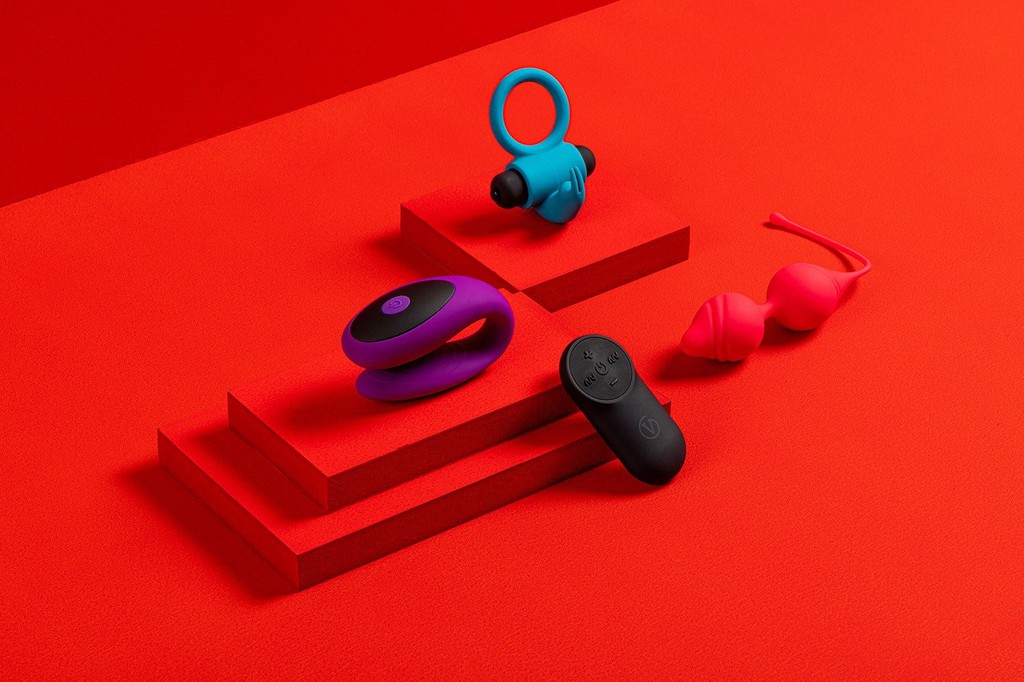 E9 Blue Rechargeable Vibrating Ring