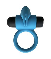 E9 Blue Rechargeable Vibrating Ring-thumb-1