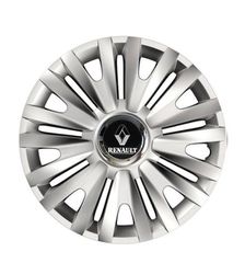Τάσια Τροχών Αυτοκινήτου Versaco Royal RC 13" με σήμα 3d μεταλλικό Renault 4 Τεμάχια