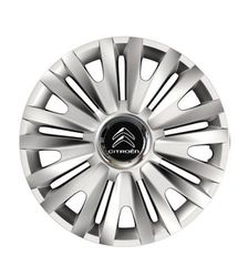 Τάσια Τροχών Αυτοκινήτου Versaco Royal RC 15" με σήμα 3d μεταλλικό Citroen 4 Τεμάχια