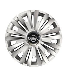 Τάσια Τροχών Αυτοκινήτου Versaco Royal RC 16" με σήμα 3d μεταλλικό Nissan 4 Τεμάχια