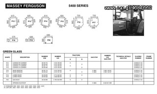 MASSEY FERGUSON 5400 SERIES ΓΝΗΣΙΑ ΚΡΥΣΤΑΛΛΑ ΚΑΜΠΙΝΑΣ-thumb-1