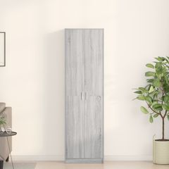 Ντουλάπι Γκρίζο Σονομα 55 x 25 x 189 εκ. Επεξεργασμένο Ξύλο 3334013