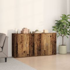 Πλαϊνό γραφείο 2 pcs Παλιό ξύλο 79 x 38 x 80 εκ. 3334308
